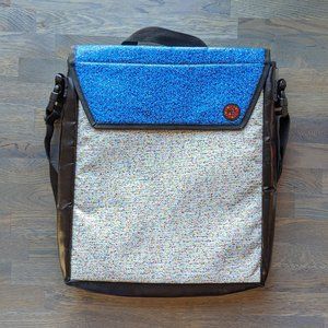 Recycled Billboard Laptop Bag, Messenger Tote